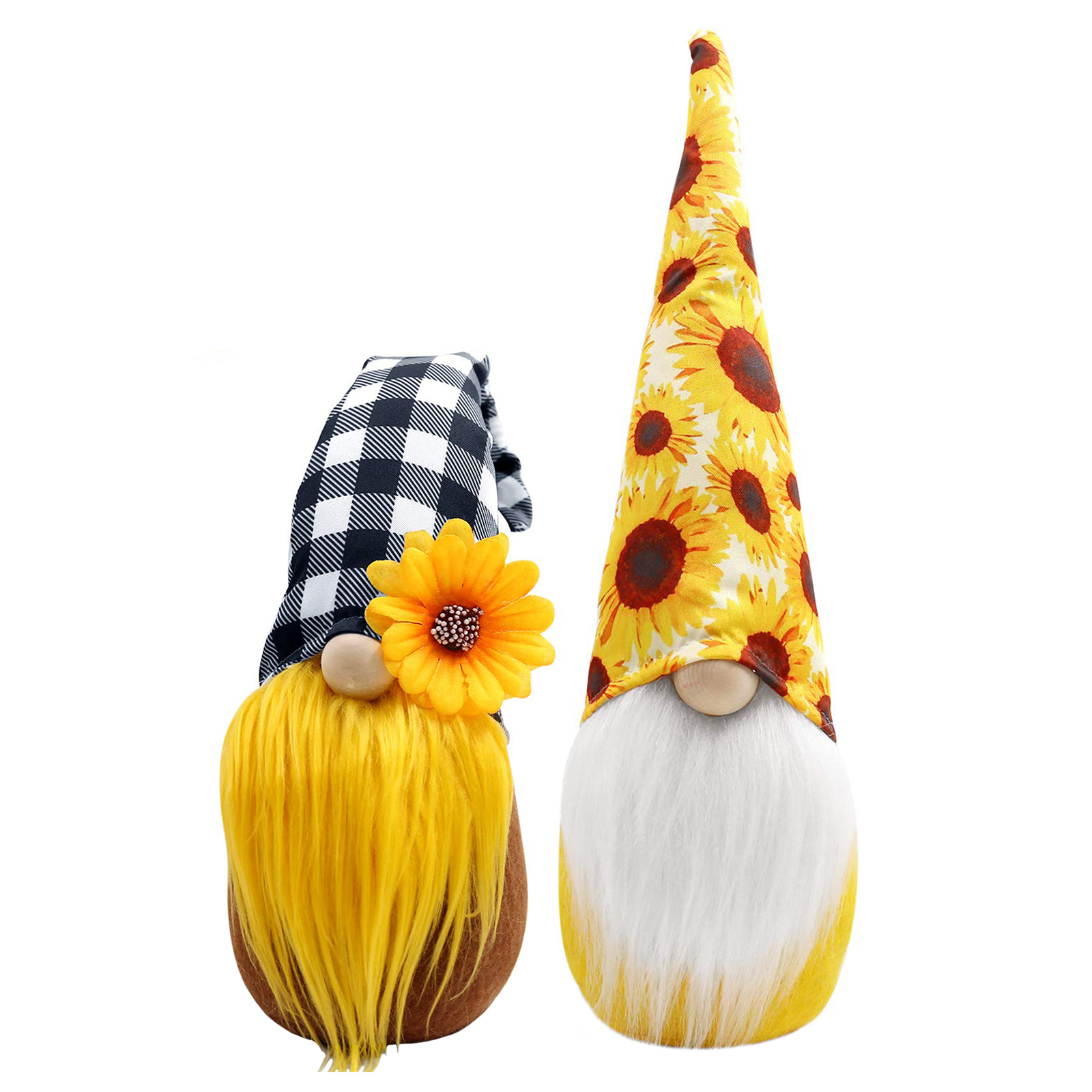 

Faceless Gnome Doll, Summer Fall Sunflower Garden Gnome Dwarf Toy, 2 Pack, 501 Original