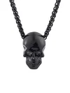 Halloween Jewelry Punk Stainless Steel Skull  Necklace