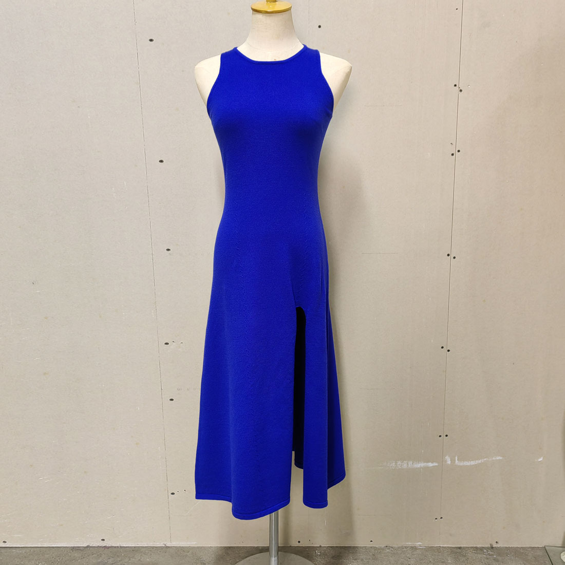 Ootddress Summer New Sleelvess Slim Bodycon Dress Women Casual High Split Out Solid Holiday Beach Sundress White Tank Dresses 2025
