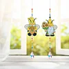 2pcs Crystal Light Catcher Diamond Painting Sunflower Gnome Suncatcher Hanging Kits