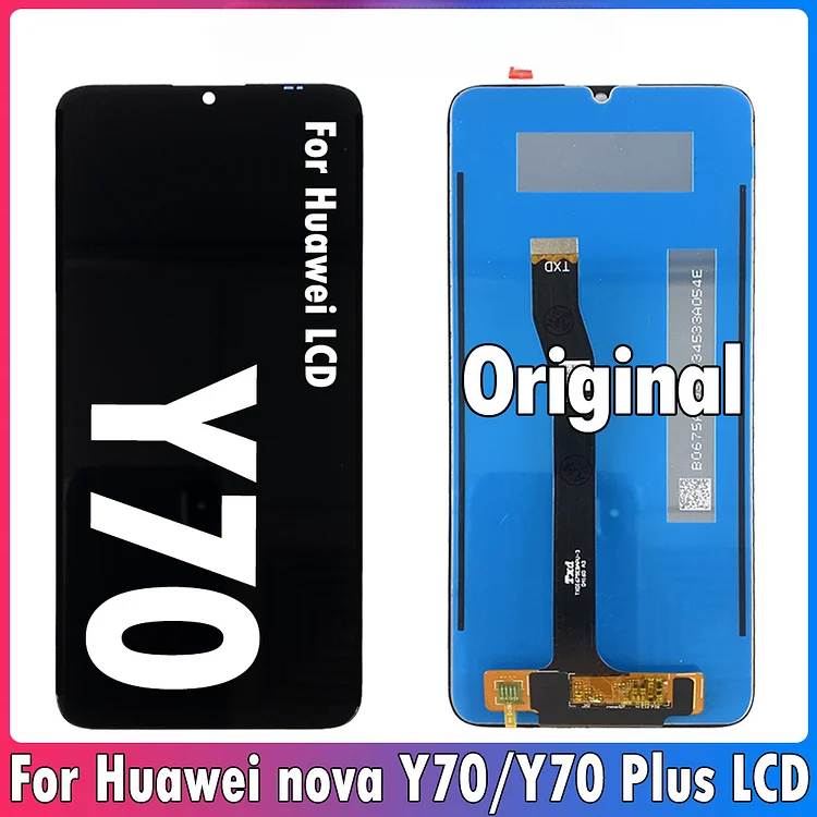 Original 6.75" For Huawei Nova Y70 LCD MGA-LX9 Display Touch Screen Digitizer Assembly For Nova Y70 Plus Display Replace Repair