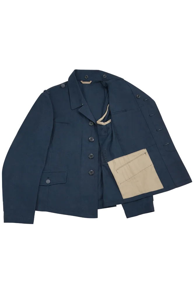   Luftwaffe DAK Tropical Afrikakorps Flighter Blue Grey Tunic Fliegerbluse German-Uniform