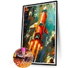 Diamond Painting -DIY Full Square Drill Rocket(65*45CM)