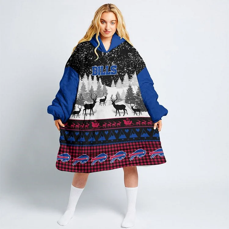 Buffalo Bills
Christmas Limited Edition Oversize Hoodie Sweatshirt Comfy Pullover Blanket