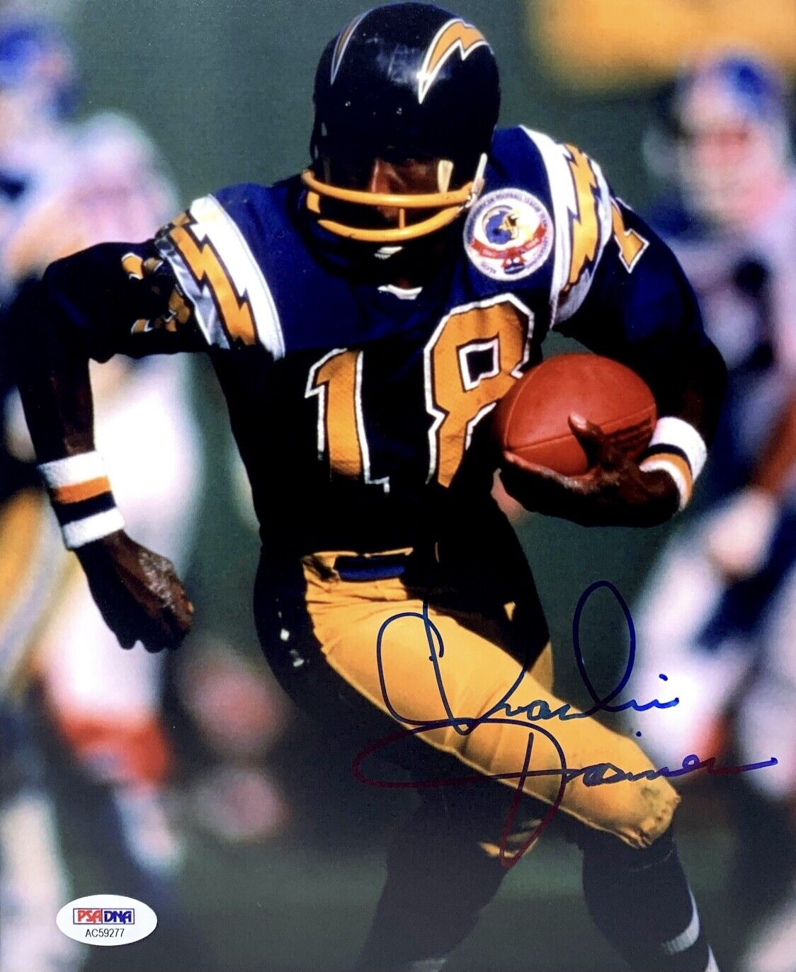 Charlie Joiner Signed 8x10 Photo Poster painting San Diego Chargers PSA AC59277