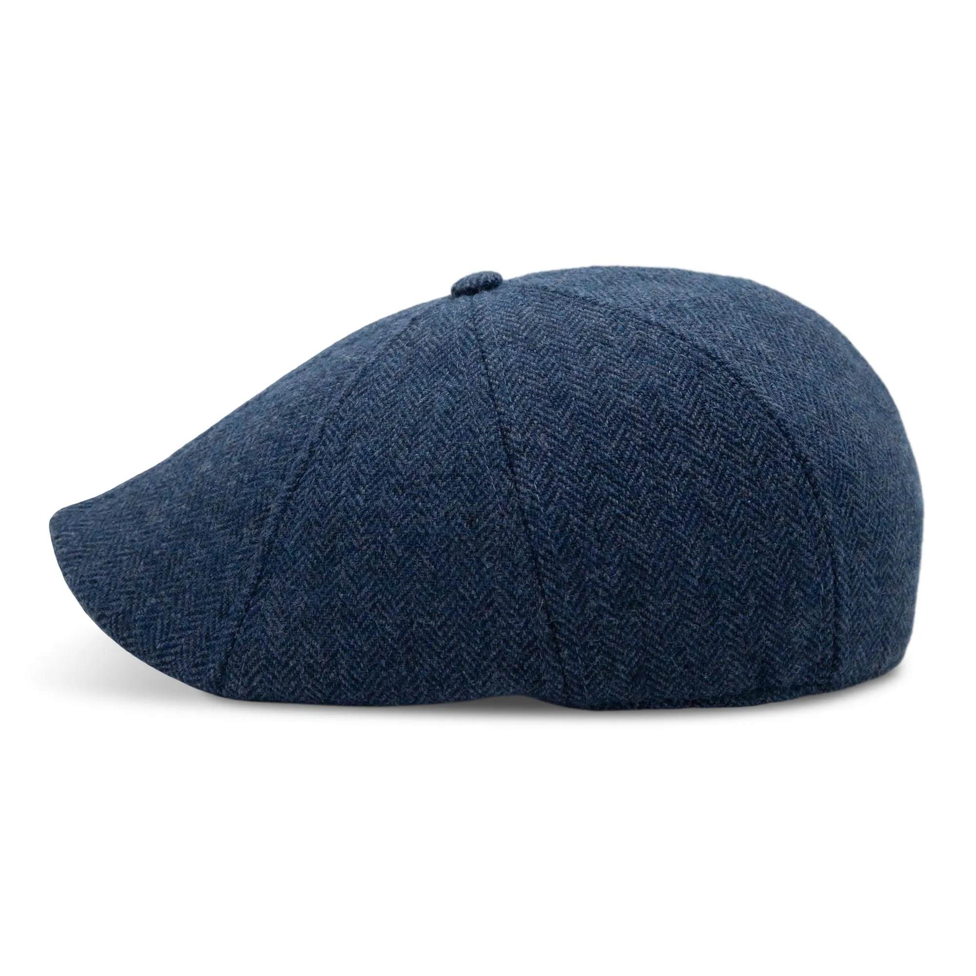 Hatsfashion-The Insulated Peaky   Cap - Indigo Blue