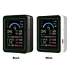 10 In 1 Multifunctional Air Quality Detector Type-C Charging Carbon Dioxide Airs Tester LCD Screen Portable Smartair Quality Tester for CO2 CO TVOC HCHO Temp AQI PM2.5 10 Detect