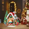 Acrylic Special Shaped Cartoon Christmas House Desktop Diamond Art Kits