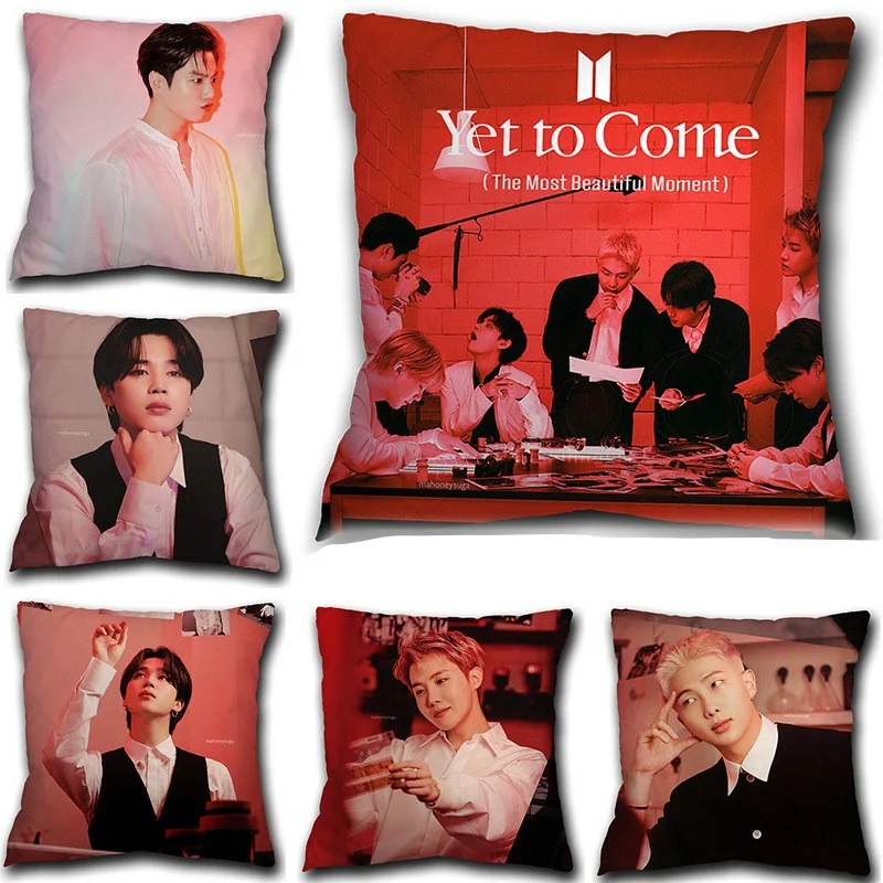 Kpop Bts Suga Christmas Pillow - Teeholly