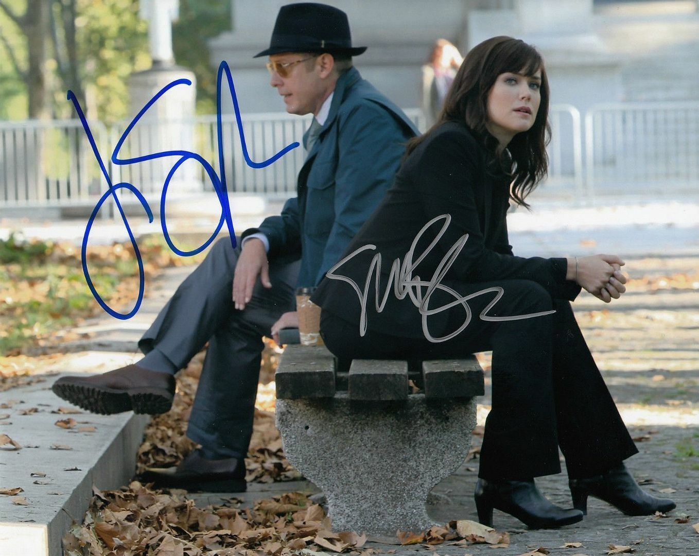 James Spader & Megan Boone - The Blacklist Autograph Signed Photo Poster painting Print