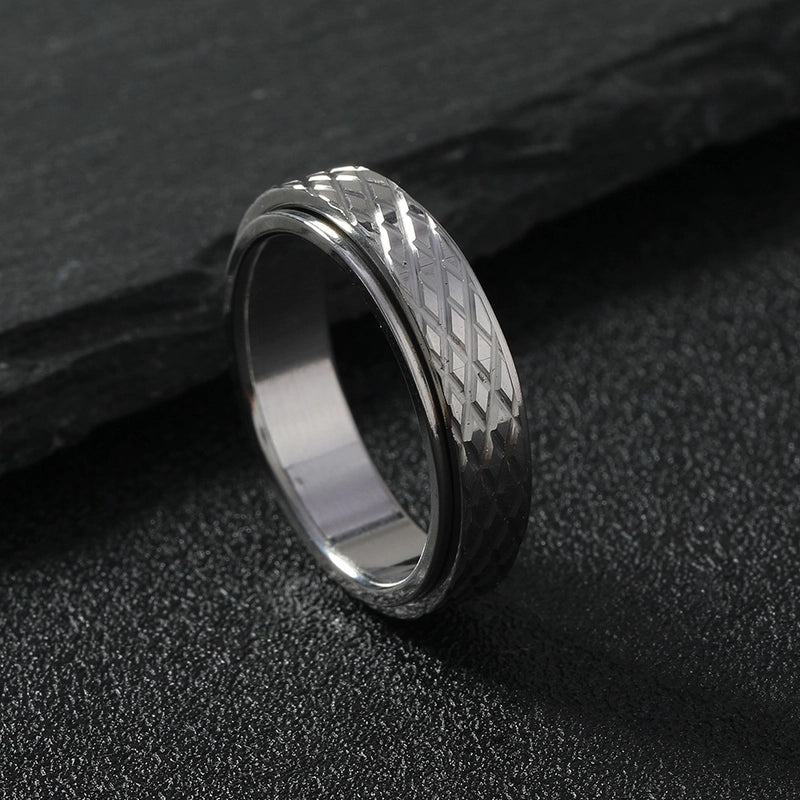 Casual Minimalist Geometric 304 Stainless Steel Plating Unisex Rings