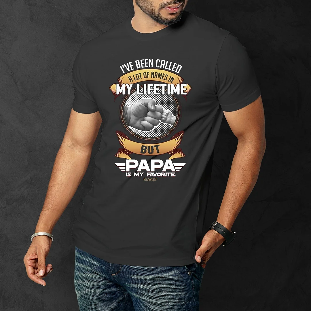 Funny Graphic Dad T-shirts Lifetime Papa T-shirt