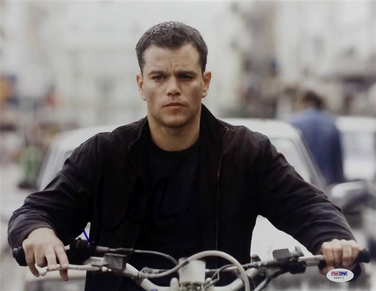 Matt Damon Signed 11x14 Photo Poster painting PSA/DNA The Bourne Identity Auto Autograph