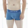 Men's Underwear Boxer Briefs Cotton Business Trunks Short Leg Stretch Panties Soft Underpants