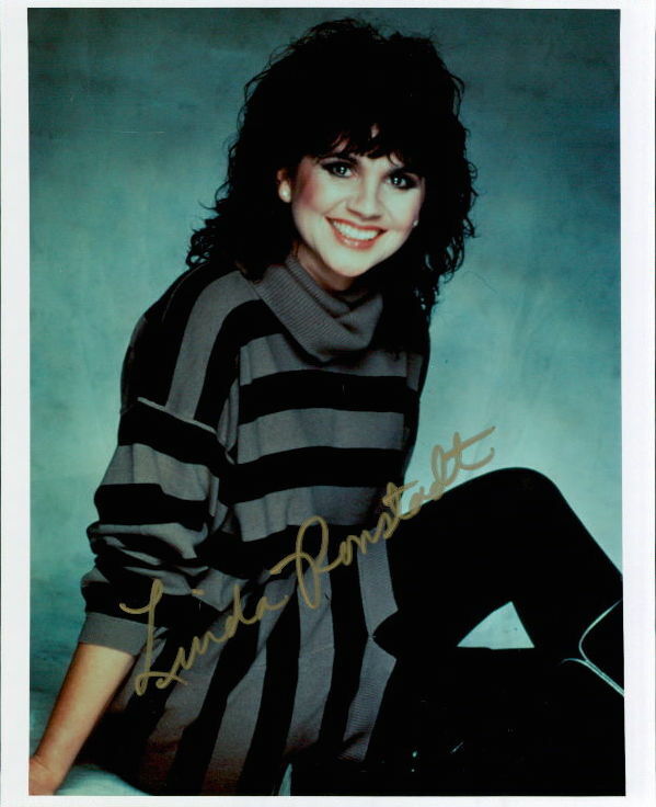 Linda Ronstadt vintage signed 8x10 Photo Poster painting In-person