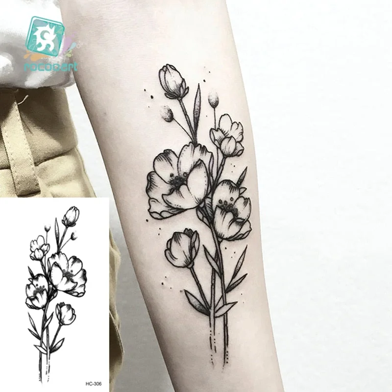 1 PC Geometric Planet Fashion Women Temporary Tattoo Sticker Water Transfer Tattoo Minimalist Small Sun Moon Design Fake Tattoo