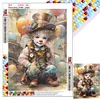 Clown-Full carré diamant peinture-30 * 40cm