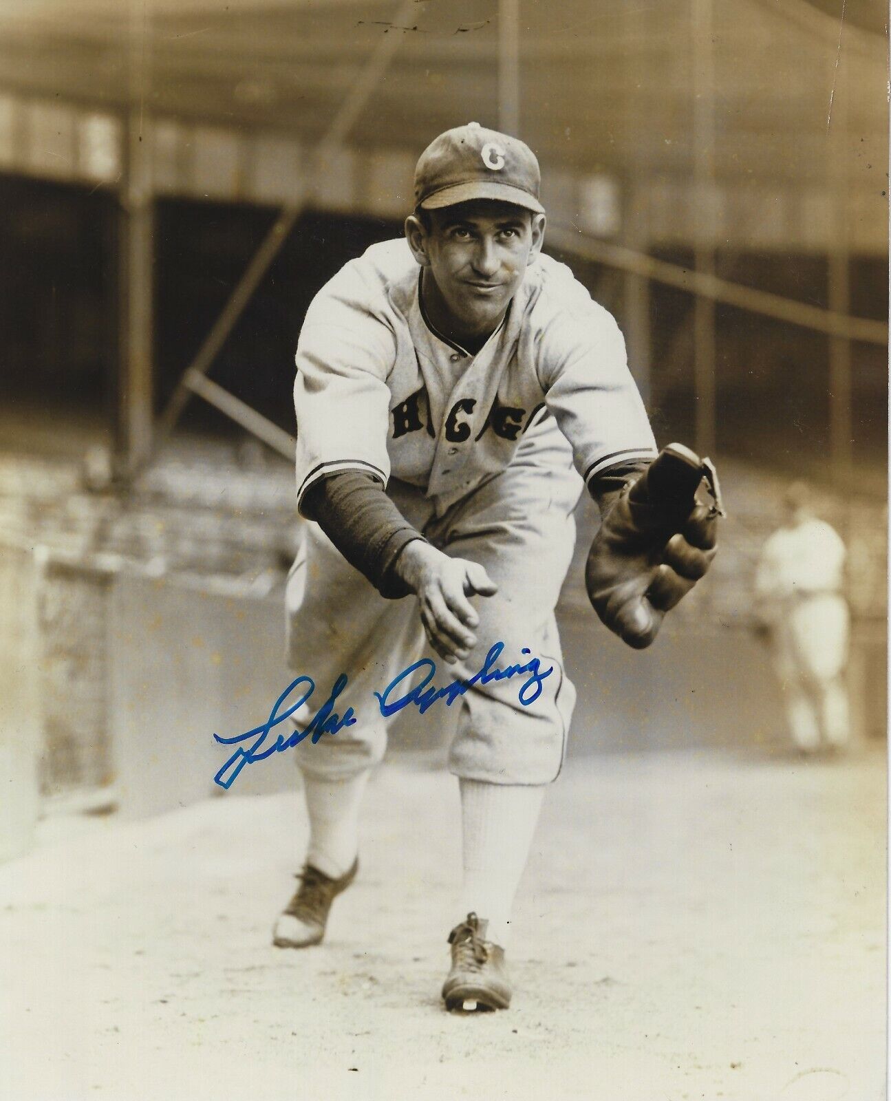 Signed 8x10 LUKE APPLING HOF Chicago White Sox Autographed Photo Poster painting - w/COA