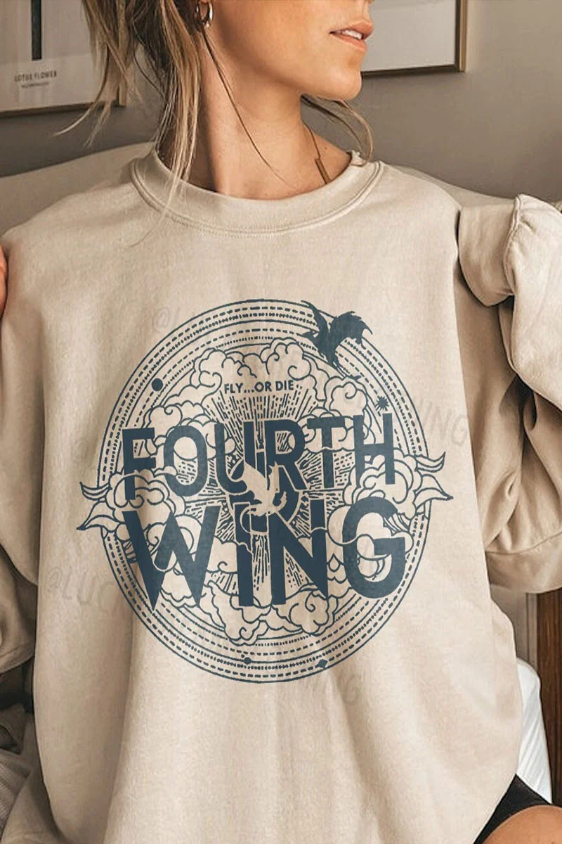 Fourth Wing Sweatshirt Basgiath War College Sweatsihrt / DarkAcademias /Darkacademias