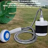 Portable Electric Camping Shower Outdoor Camp Shower Pump for Hiking Travel Bath