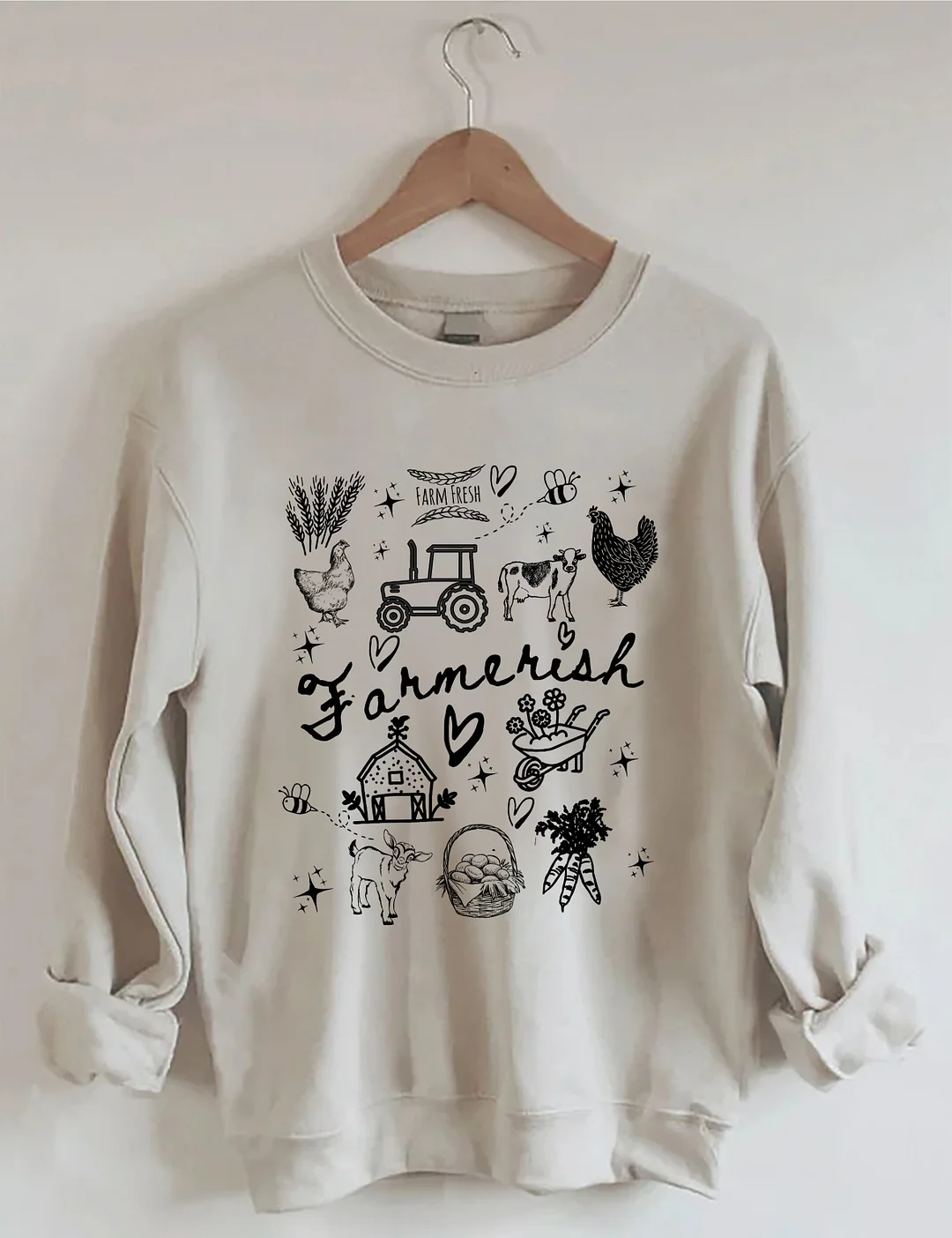 Doodle Design Farmerish Sweatshirt