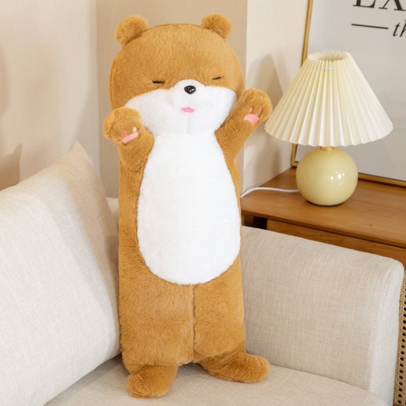 CuteeeShop  Long Strip Otter Stuffed Animal Kawaii Plush Pillow Squish Toy