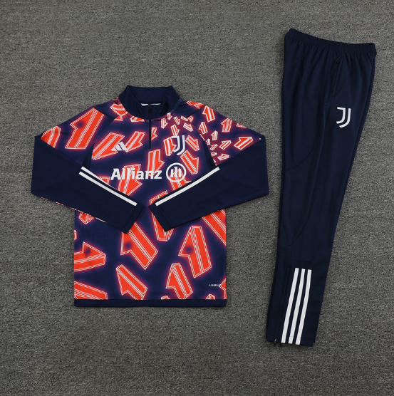 23/24 Juventus Half-Pull Training Kit Football Thai Quality