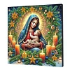 (Pre-Framed)Virgin Mary-Special Shape Diamond Painting Kit(30x30cm)
