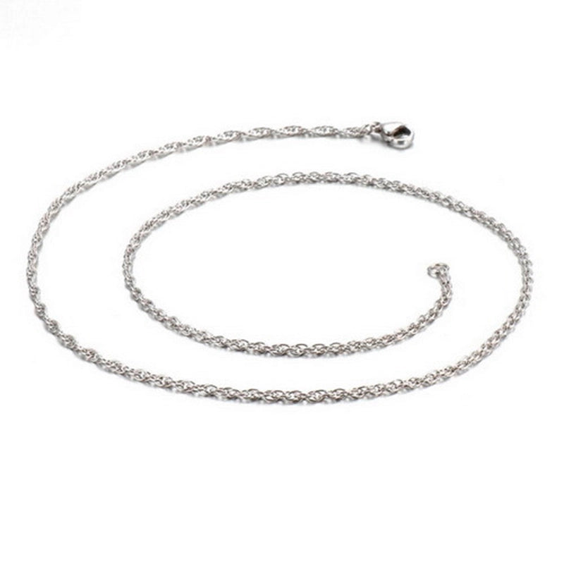 Minimalist Geometric Titanium Steel Chain Unisex Necklace