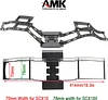AMK Carbon Fiber LCG Chassis Rails, Gen2 RC Frame Rails for 1/10 RC Rock Crawle, 72g Lightweight Thickened for 1/10 RC Rock Crawler Axial SCX10 I II Upgrade Parts (Only Gen2 Rails)