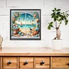 (40*40cm)Sea View - Full Round Drill Diamond Painting