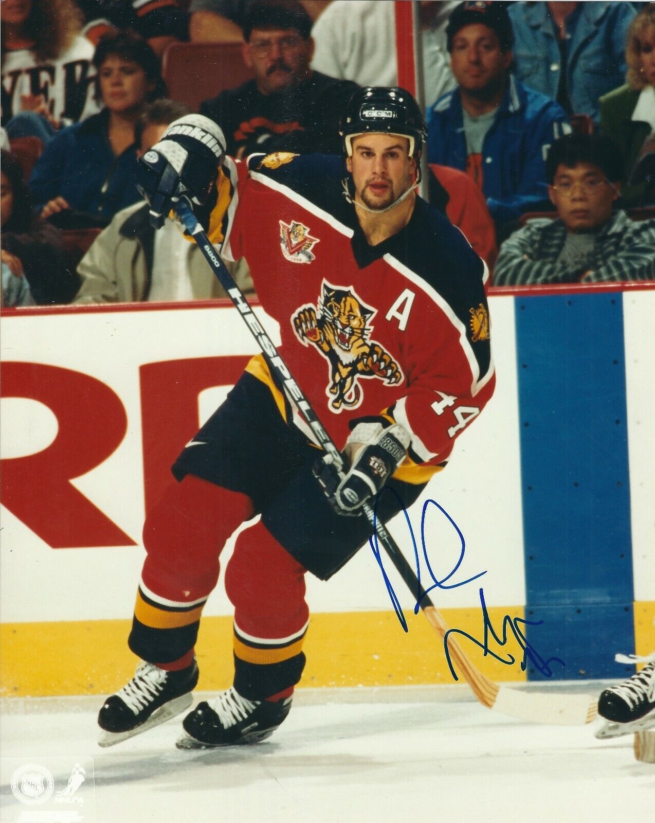 Signed 8x10 ROB NIEDERMAYER Florida Panthers Photo Poster painting - COA