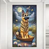 Diamond Painting-DIY Full Round Drill Gundog(70*40 CM)