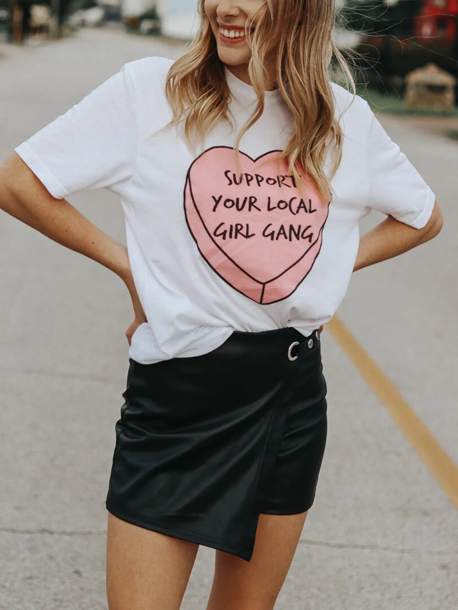Support Your Local Gril Gang T-Shirt
