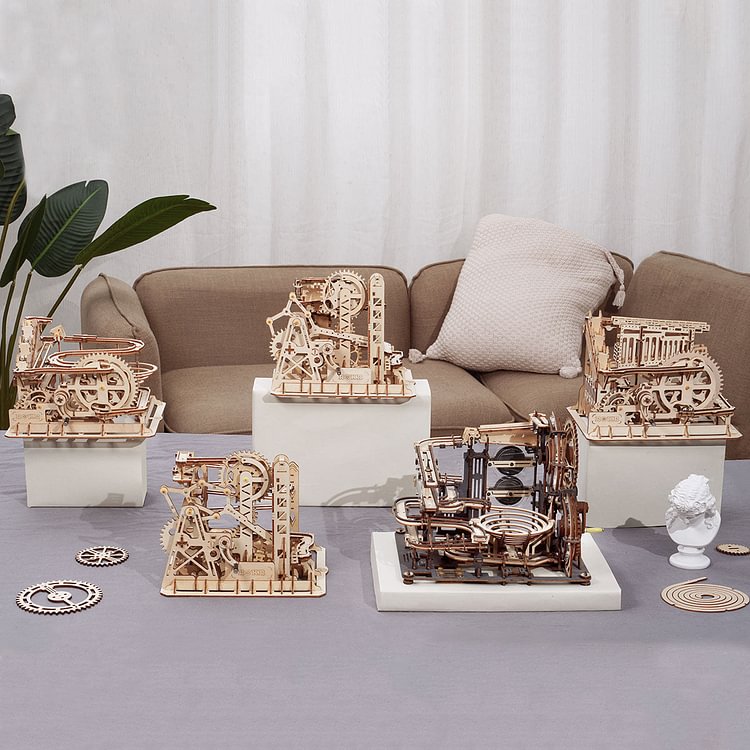 [Only Ship To U.S.]ROKR Marble Run Sets 3D Wooden Puzzle (5 Sets) | Robotime Online