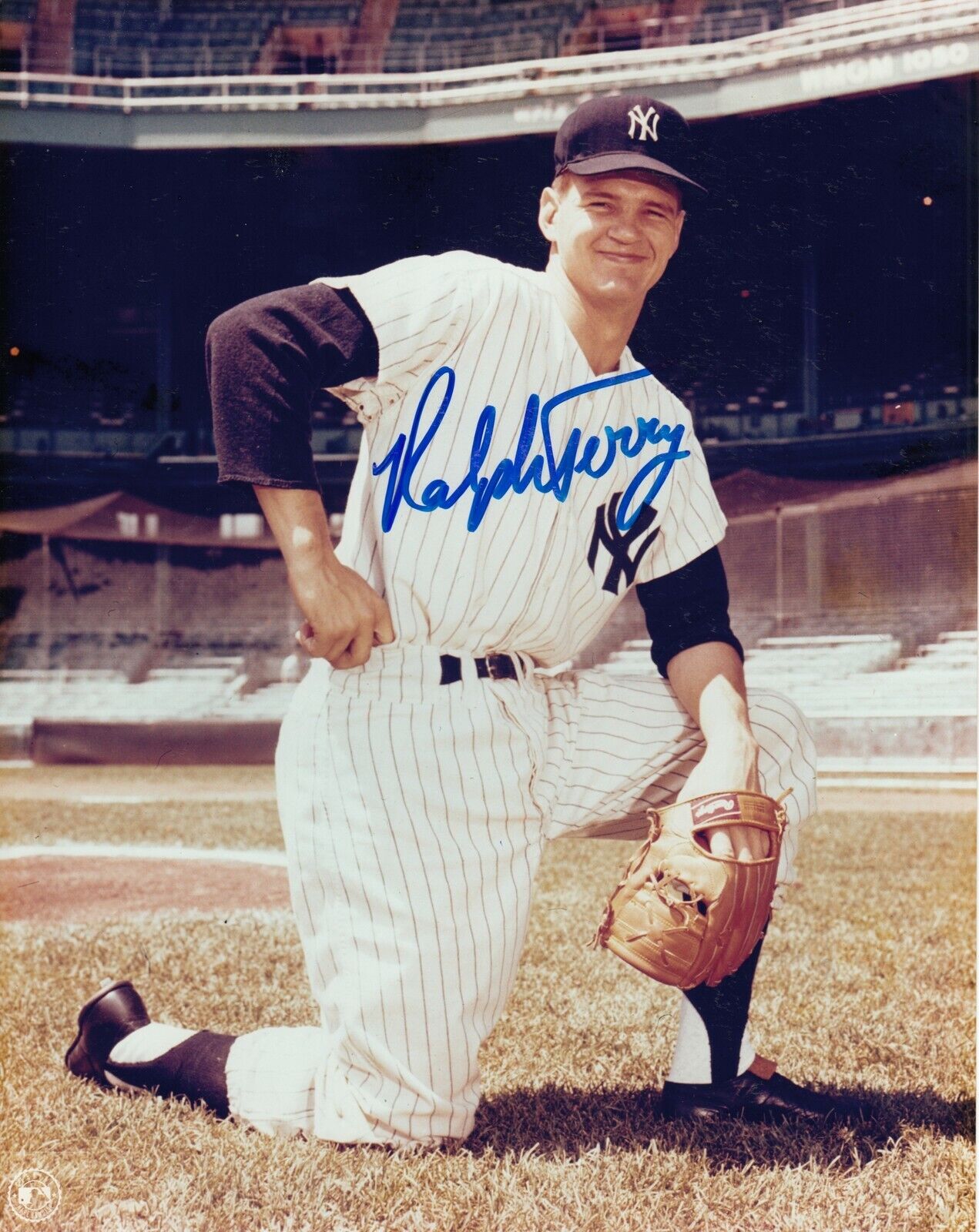 Ralph Terry #0 8x10 Signed Photo Poster painting w/ COA New York Yankees