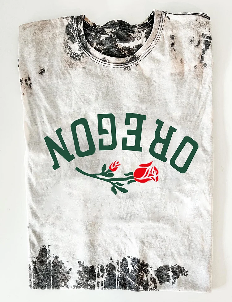 Women's Oregon Rose Bowl Upside Down T-Shirt