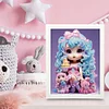 Cartoon Little Girl Diamond Art Painting Kits with Frame 