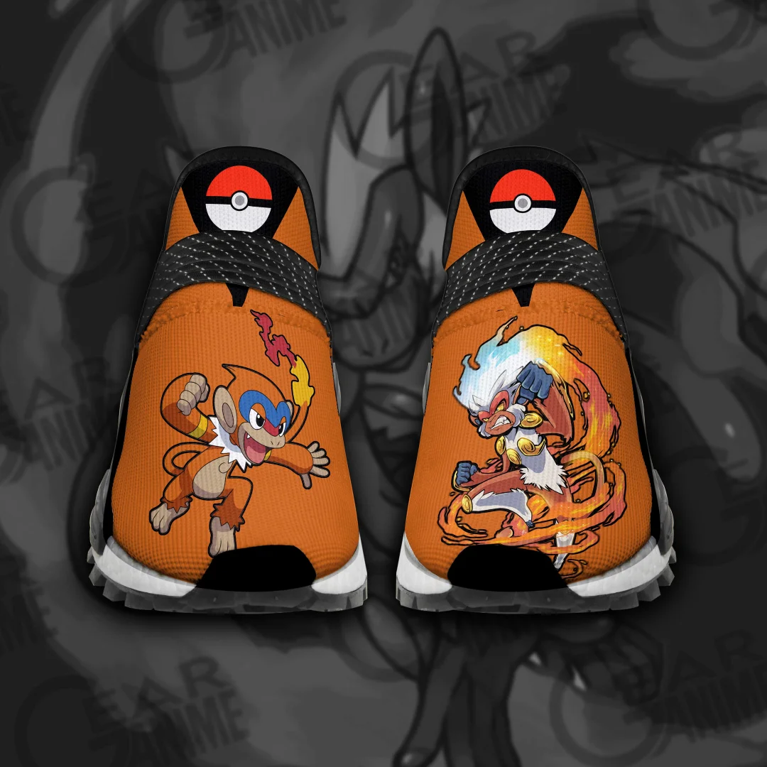 Kingofallstore - Anime Shoes Infernape NMD Shoes Pokemon Custom Anime Sneakers