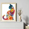 Flower Cat -11CT Stamped Cross Stitch 40*50cm/15.75*19.69in tapestrymarket
