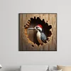 Diamond Painting-DIY Full Round Drill Woodpecker Baby(35x35cm)