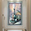 Diamond Painting-DIY Full Round Drill Snow Train(40x70cm)
