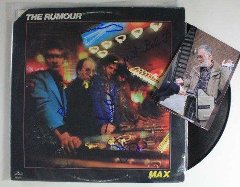 Graham Parker & The Rumour Group Signed Autographed Max