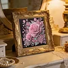 Rose speziell geformte 5D-DIY-Teilbohrer Diamant-Mal-Set Startseite Kunst 30x30cm