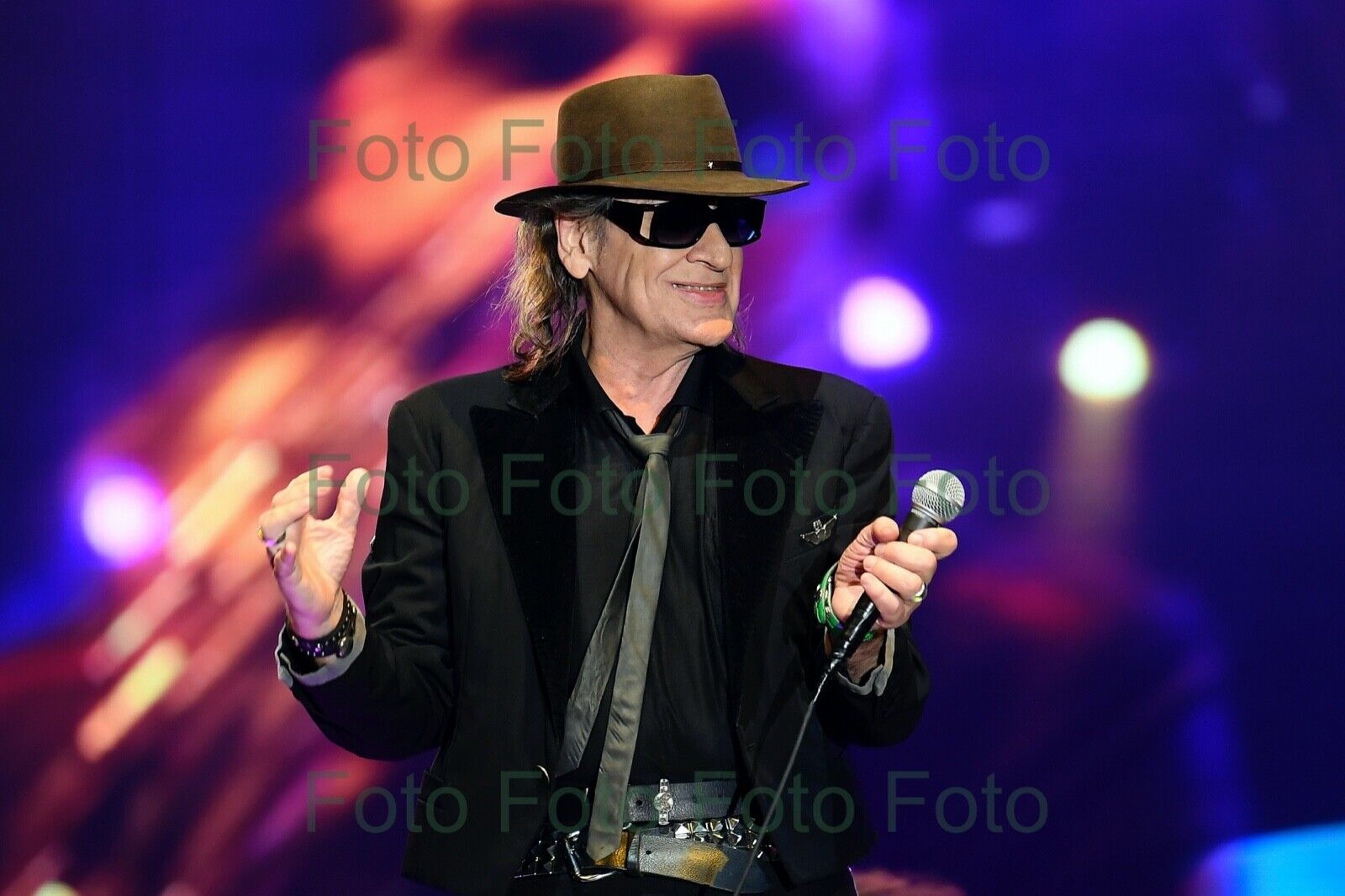 Udo Lindenberg Rock Musik Maler Foto 20 x 30 cm ohne Autogramm (Be-33