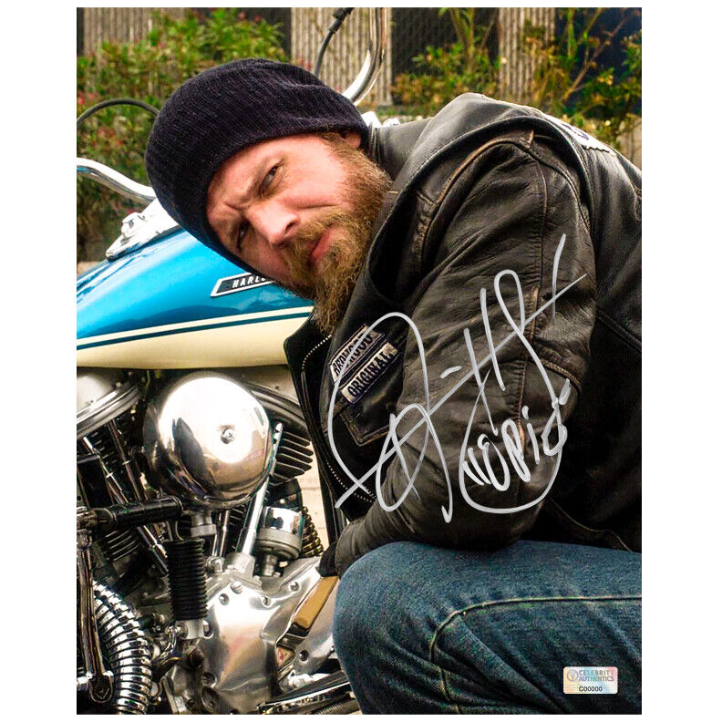 Ryan Hurst Autographed Sons of Anarchy Opie 8x10 Scene Photo Poster painting