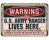Warning - Vintage Metal Signs(12*16Inch) - Warning