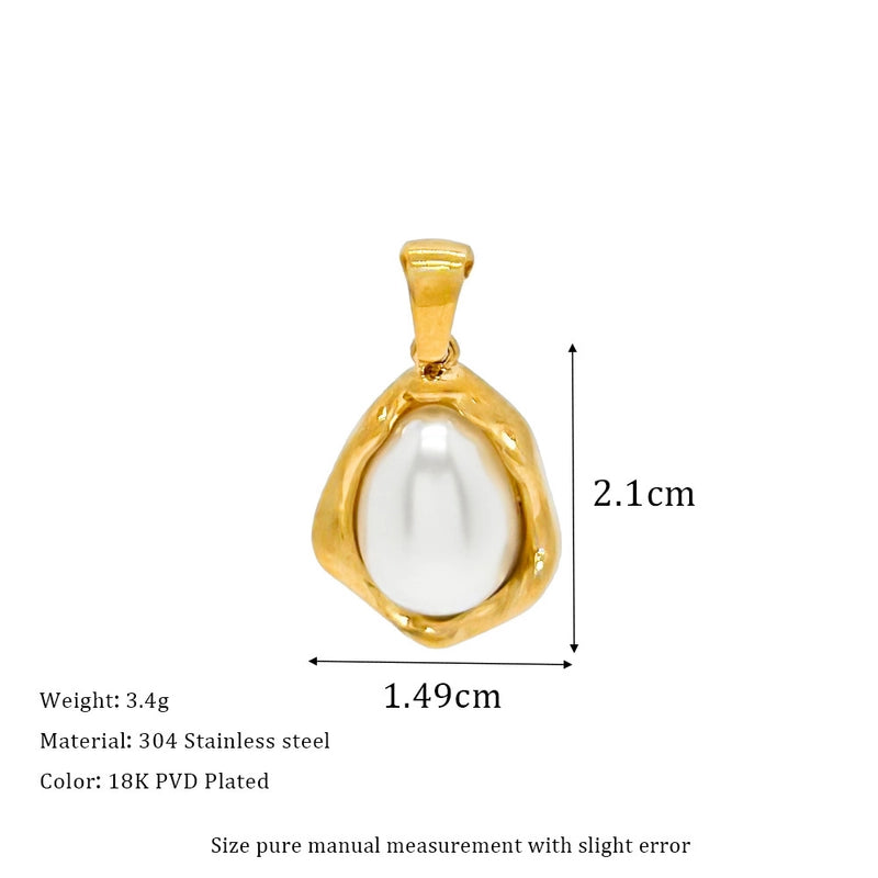 1 Piece 304 Stainless Steel Geometric Pendant Jewelry Accessories