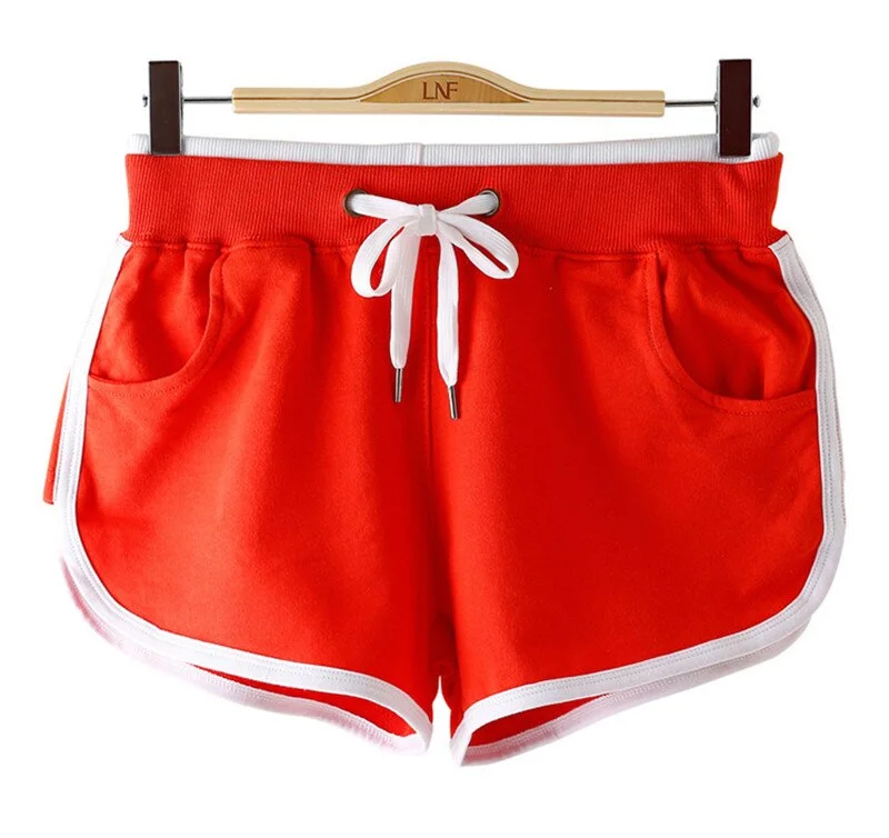 7 color 100% cotton new women shorts running sports panties sexy biker shorts female gym clothing drop shipping