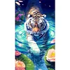 (40*70cm)Tiger - Square AB Drill Diamond Painting